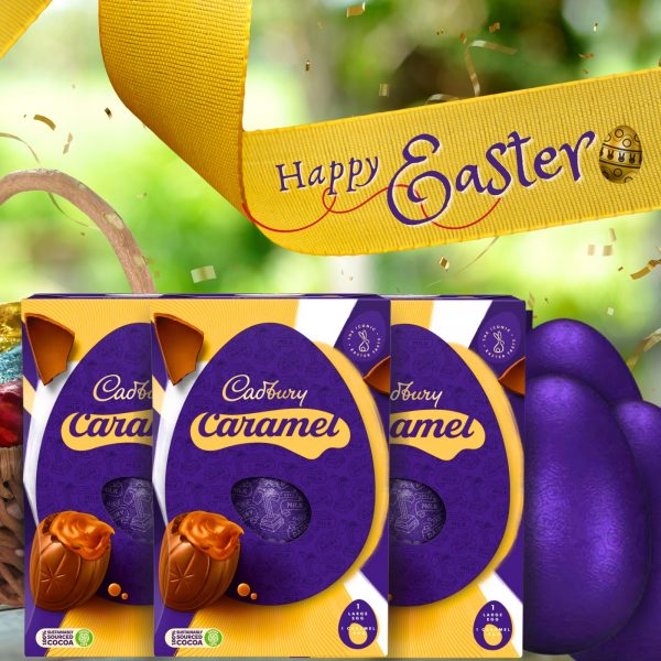 3X Cadbury Caramel Large Easter Creme Eggs - Image 2