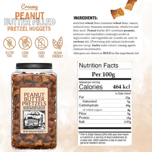 Kirkland Peanut Butter Pretzels Snacks - Image 3