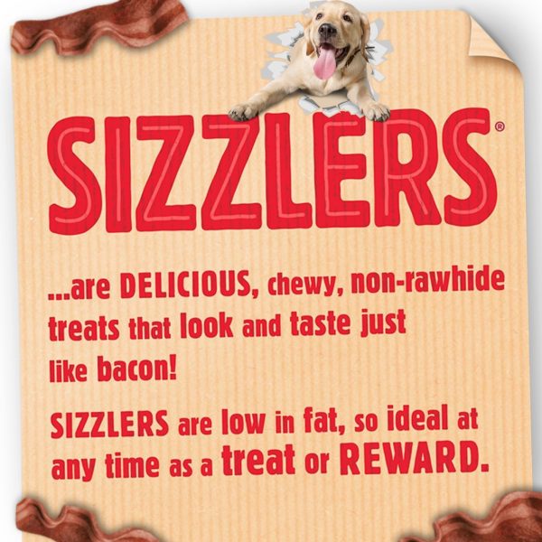 6X Bakers Sizzlers Meaty Treats Bacon Flavour - Image 2