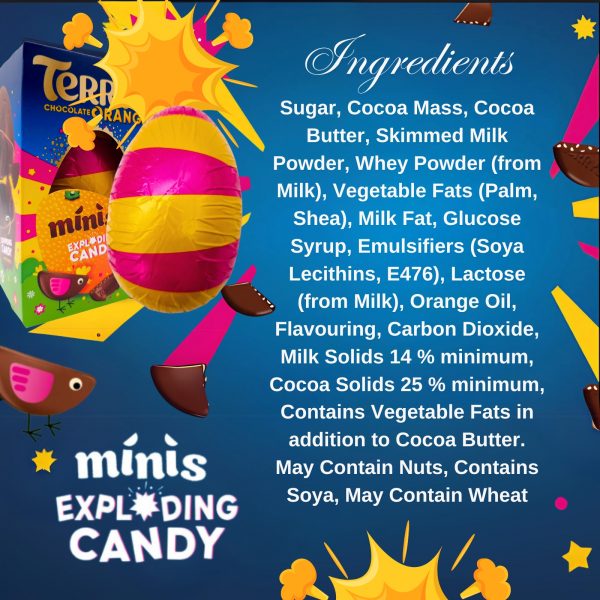 3X Smarties, KitKat Chunky And Terry's Chocolate Orange Mini Exploding Candy Easter Chocolate Eggs - Image 2