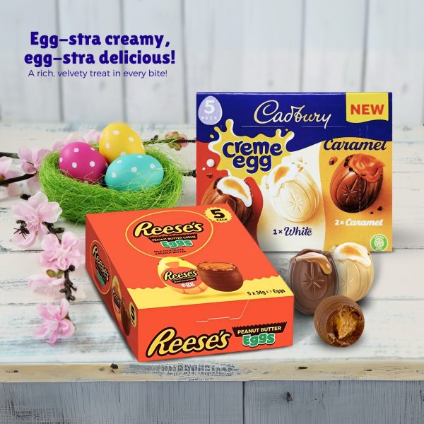 2X Bundle Reese's Peanut Butter Creme Eggs And Cadbury Assorted Creme Eggs - Image 4