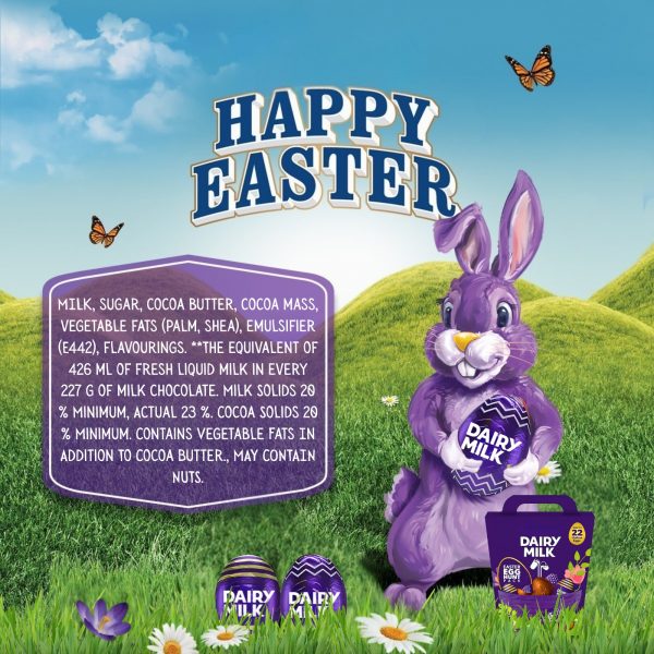 2X Cadbury Dairy Milk Easter Egg Hunt Pack And Mini Eggs Bag - Image 2