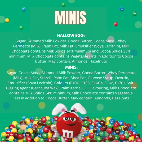 3X Bundle M&M's Minis, Maltesers chocolate, Maltesers White Bunny Small Easter Chocolate Eggs - Image 2