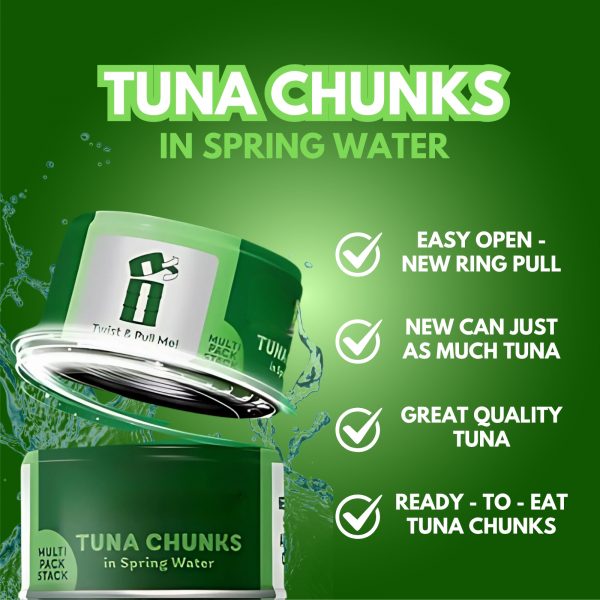John West Tuna Chunks in Spring Water 5 Cans - Image 2
