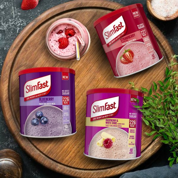 3X Slimfast Meal Replacement Strawberry, Blueberry & Raspberry & White Chocolate - Image 4