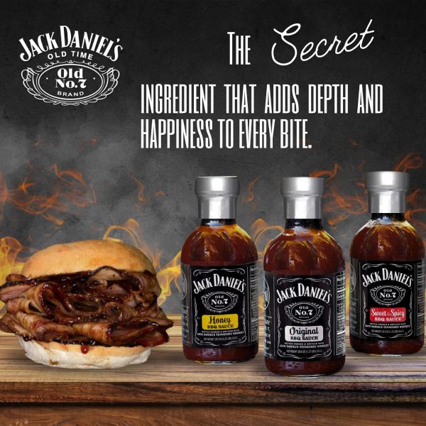 3X Jack Daniels Sweet & Spicey, Original And Honey BBQ Sauce - Image 4