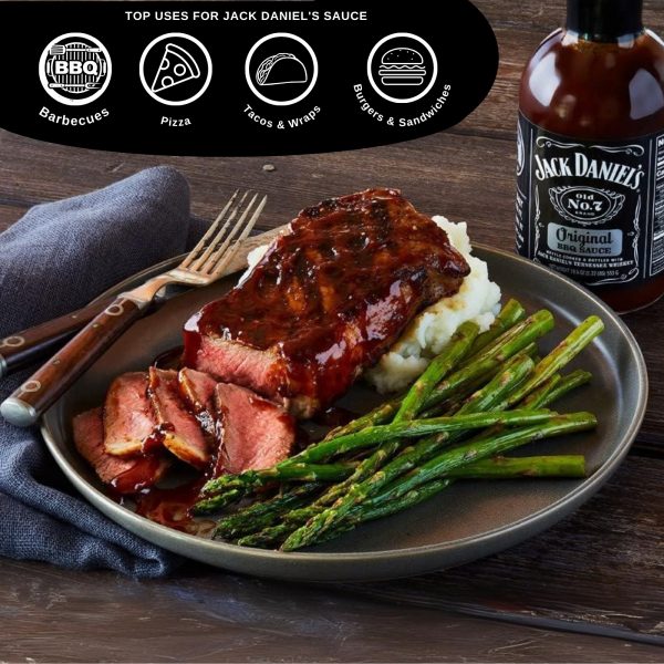 3X Jack Daniels Sweet & Spicey, Original And Honey BBQ Sauce - Image 3