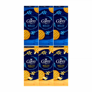 6X Carrs Melts Original And Melts Cheese Crackers