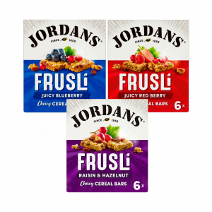 Jordans Frusli Red Berry, Blueberries & Hazelnut Cereal Bars