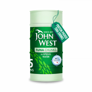 John West Tuna Chunks in Spring Water 5 Cans