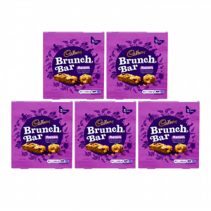 5X Cadbury Brunch Bar Raisin Cereal Bars