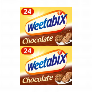 2X Weetabix Chocolate Cereal Biscuits