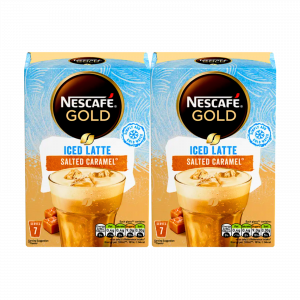2X Nescafe Gold Salted Caramel Iced Latte