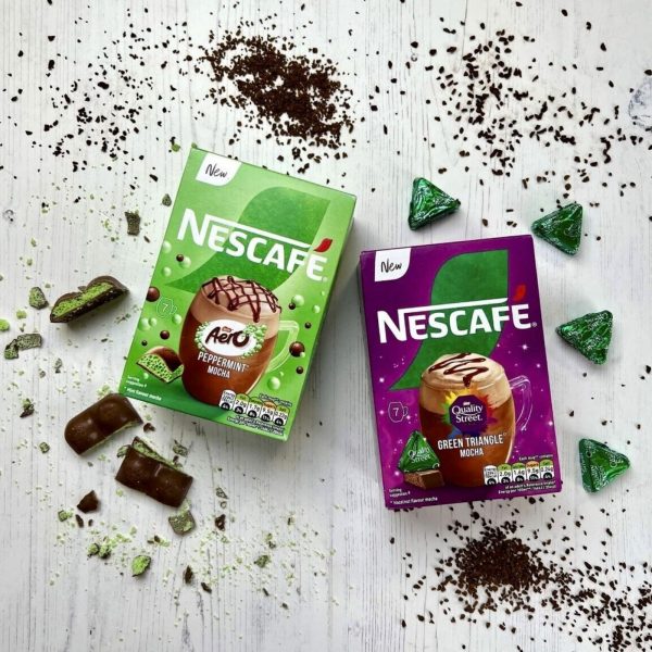 2X Nescafe Aero Peppermint Mocha And Green Triangle Mocha Flavoured Coffee - Image 5
