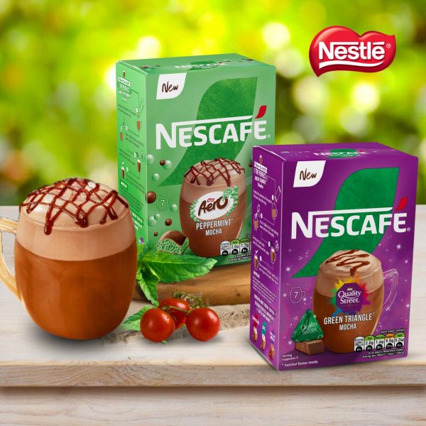 2X Nescafe Aero Peppermint Mocha And Green Triangle Mocha Flavoured Coffee - Image 6