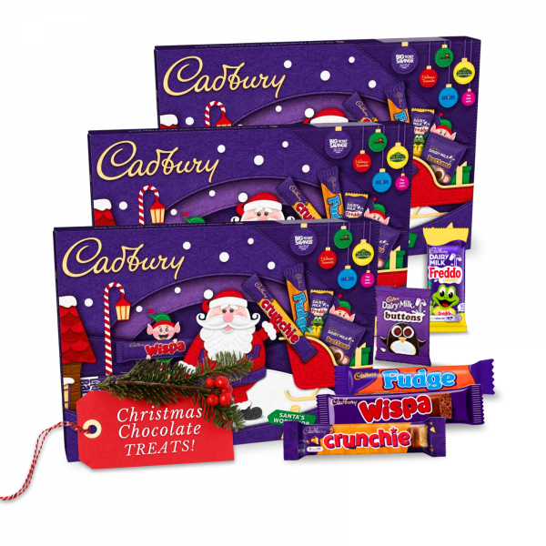 3X Cadbury Selection Christmas Chocolate Boxes