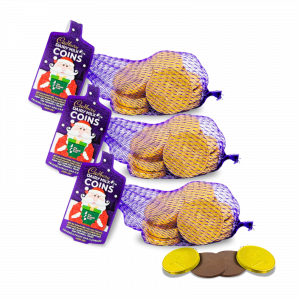 3X Cadbury Dairy Milk Chocolate Coins Christmas Chocolate Treats
