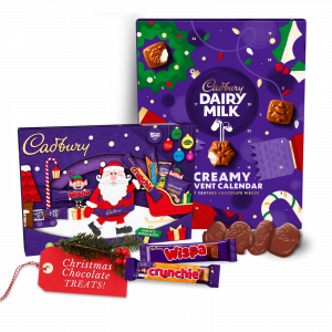 2X Cadbury Dairy Milk Creamy Christmas Advent Calendar And Cadbury Selection