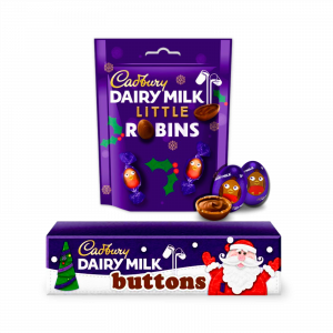 2X Cadbury Dairy Milk Little Robins And Dairy Milk Buttons