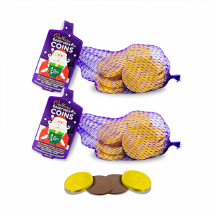 2X Cadbury Dairy Milk Chocolate Coins Christmas Chocolate Treats