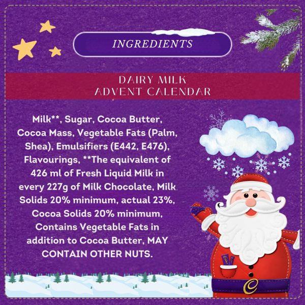 3X Christmas Cadbury Dairy Milk, Milky Bar And Cadbury White Advent Calendars - Image 2