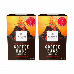 2X Taylors Hot Lava Java Coffee Bags Roast 6