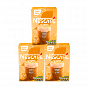 3X Nescafe Vanilla Cookie Dough Latte Dessert Edition
