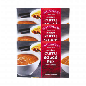 3X MayFlower Medium Curry Sauce Mix Chinese Style
