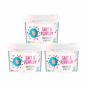 3X Cornish Salt & Peppery Four peppers And Sea Salt 60g