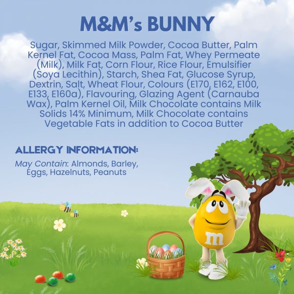 2X M&M's Crispy Bunny Easter Chocolate Eggs - Image 2