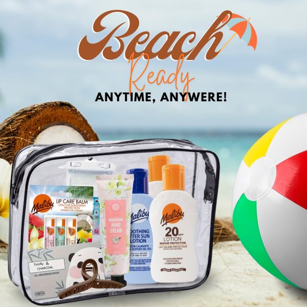 Summer Set Bundles with Transparent Travel Bag - Image 2