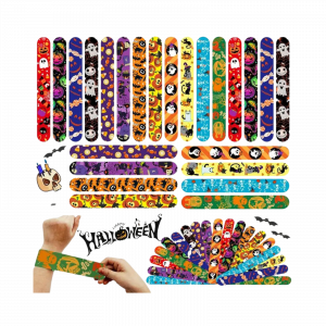 Assorted Halloween Snap Bracelets for Kids