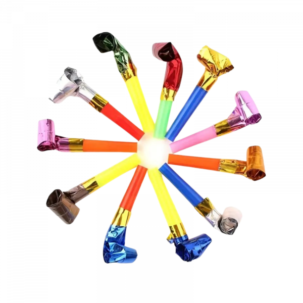 11X Assorted Halloween Party Whistle for Kids