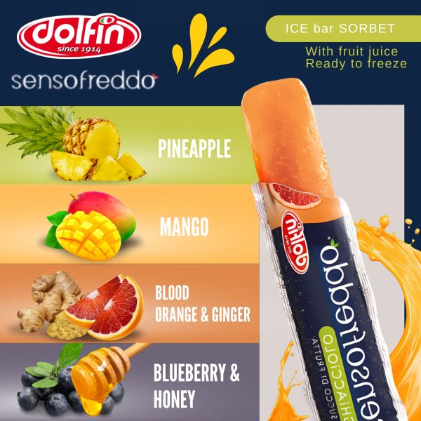 Dolfin Sensofreddo Ice Bar Sorbet Snack 60 pcs - Image 3