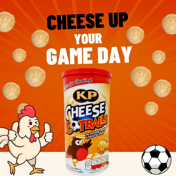 2X KP Cheese Footballs Snack - Image 2