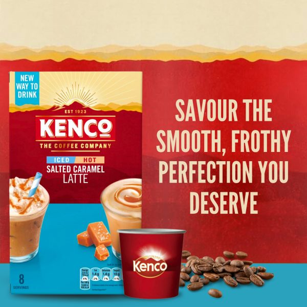 3X Kenco Salted Caramel Latte - Image 4