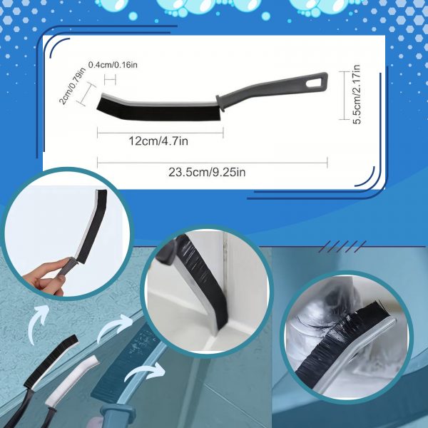1X Marigold Extra Thick Microfibre Let it shine cloths And 2X Crevice Grout Cleaning Brush Bundle - Image 2