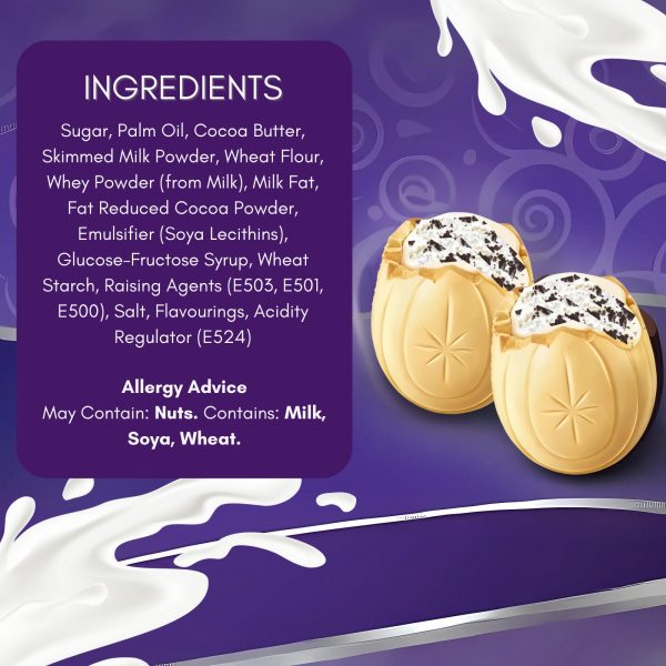 4X Cadbury Oreo Chocolate And Oreo White Creme Eggs - Image 3