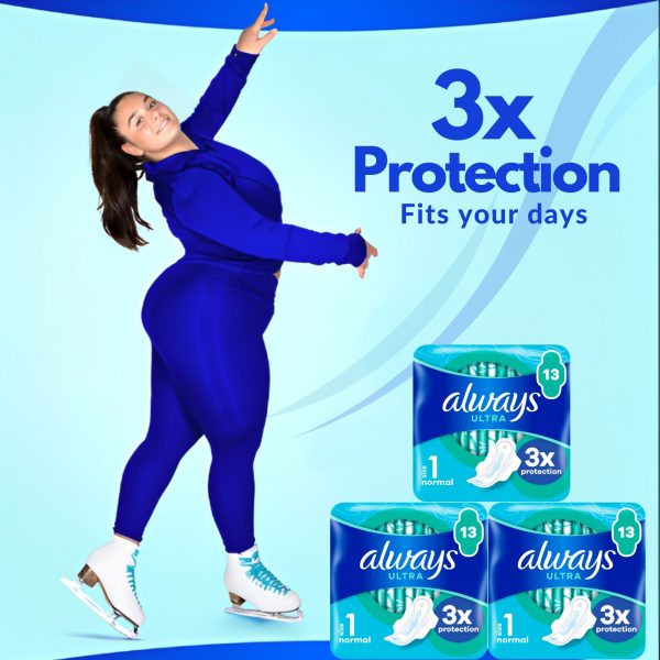 3X Always Ultra size 1 Normal 3x Protection 13 Pads - 39 in Total - Image 5