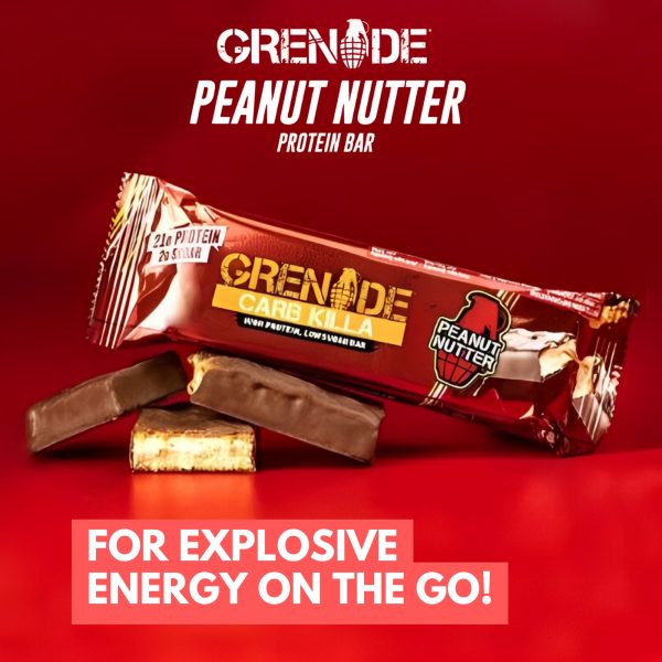 Grenade Carb Killa Peanut Nutter Low Sugar Protein Bars - Image 4