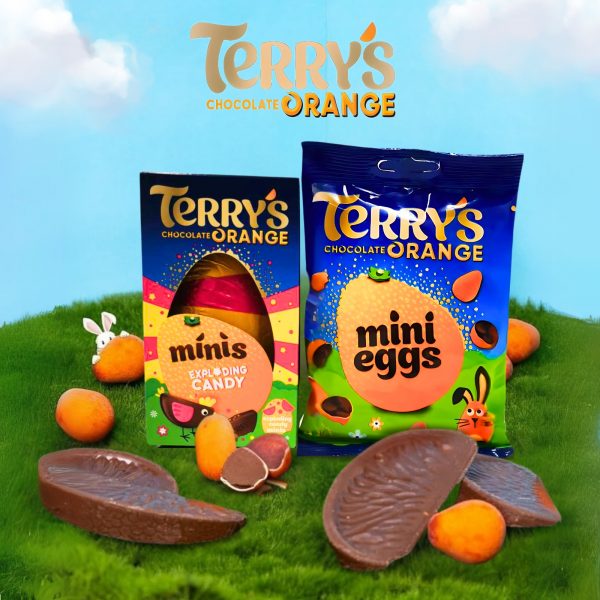 2X Terry's Chocolate Orange Minis Exploding Candy Chocolate Egg And Mini Eggs Bag - Image 2