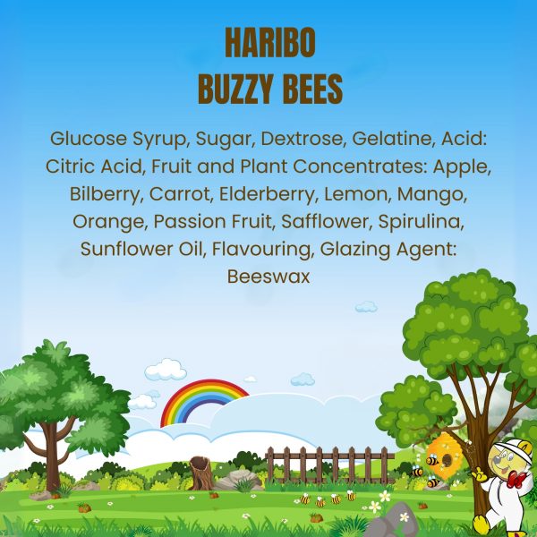 2X Haribo Eggs Galore And Haribo Buzzy Bees Easter Gummy Treats - Image 3