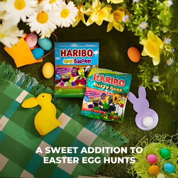 2X Haribo Eggs Galore And Haribo Buzzy Bees Easter Gummy Treats - Image 4