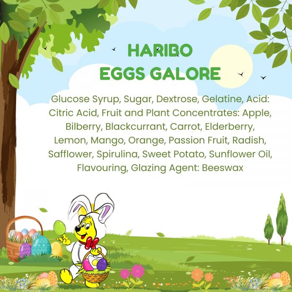 2X Haribo Eggs Galore And Haribo Buzzy Bees Easter Gummy Treats - Image 2