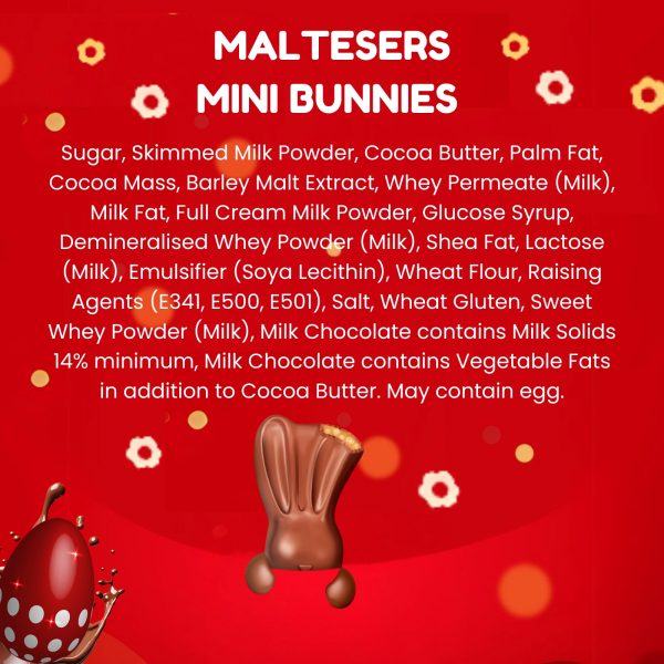 3X Maltesers Mini Bunnies Poprcorn, White Mini Bunnies And Chocolate Mini Bunnies Easter Treats - Image 4