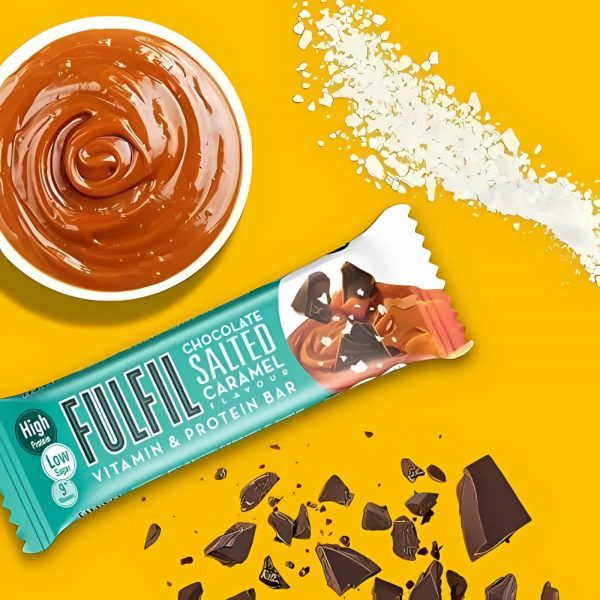 Fulfil Chocolate Salted Caramel Flavour Vitamin & Protein Bar - Image 3