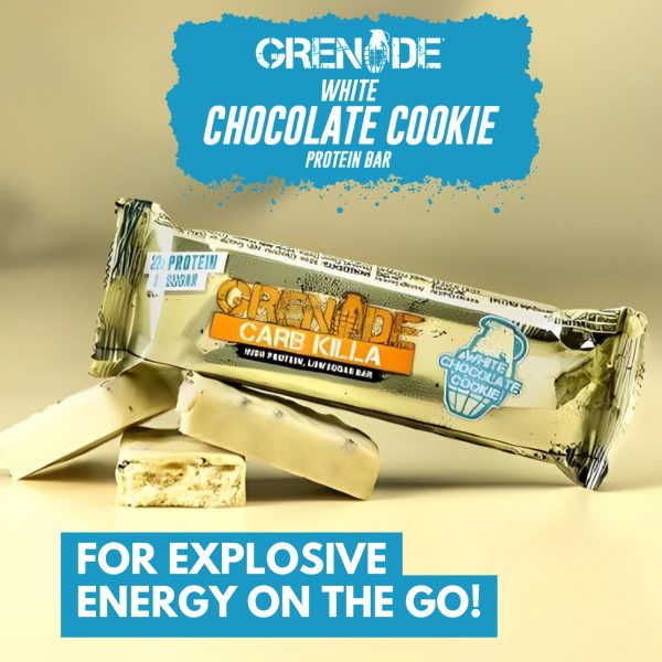 Grenade White Chocolate Cookie Low Sugar Protein Bars - Image 3