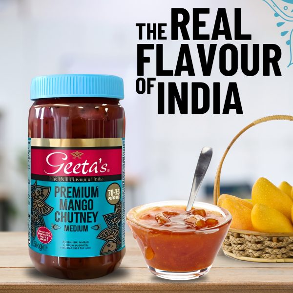 Geeta's Premium Mango Chutney Medium - Image 4