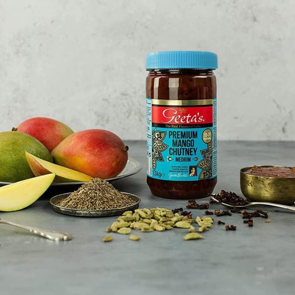 Geeta's Premium Mango Chutney Medium - Image 3