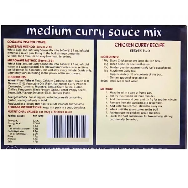 3X MayFlower Medium Curry Sauce Mix Chinese Style - Image 3